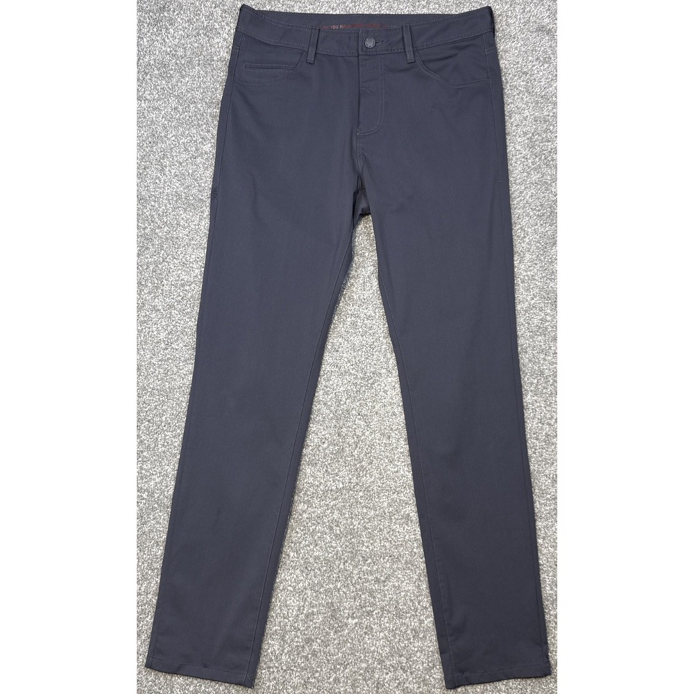 Rhone Performance Pants Men 33 Blue Gray Stretch Travel Golf Casual Trousers
